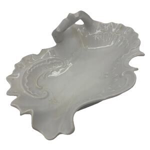Vtg Coquette Tray Dish Bowl Gerold Porzellan Porcelain W. German Bavaria White